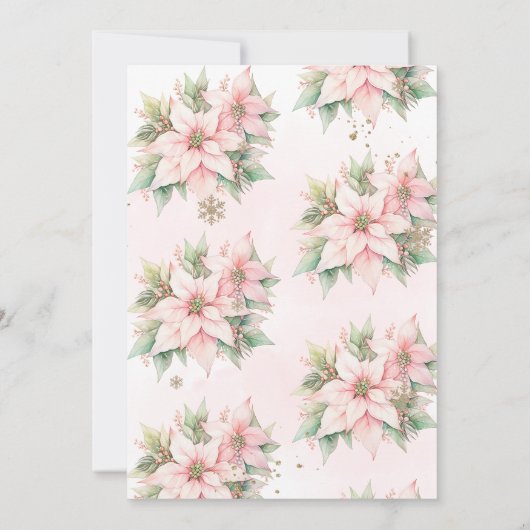 Baby is koud buiten roze baby shower kaart (Achterkant)