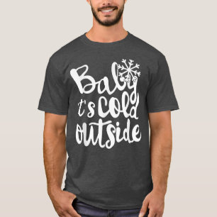 Baby is koud buiten Snowman Baby Girls Todder Ch T-shirt