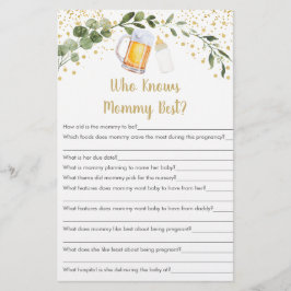 Baby is kweekgroen die mama het beste spel kent