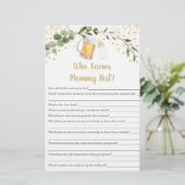 Baby is kweekgroen die mama het beste spel kent (Staand voorkant)