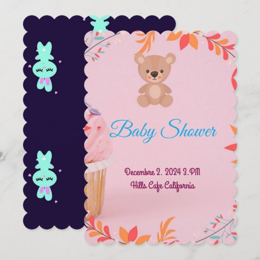 Baby is onderweg. kaart (Voorkant / Achterkant)