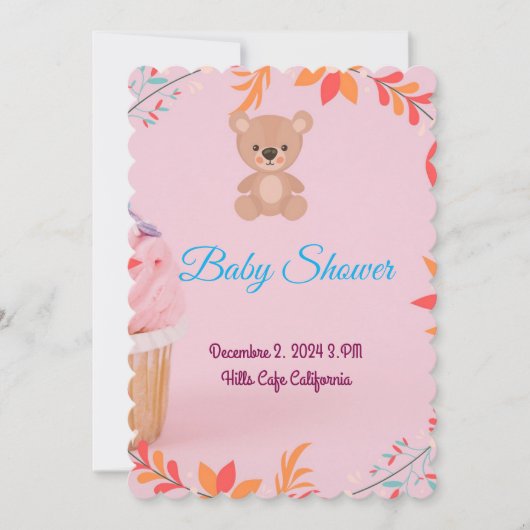 Baby is onderweg. kaart (Voorkant)