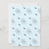 Baby is op komst Halloween uitnodiging (Achterkant)