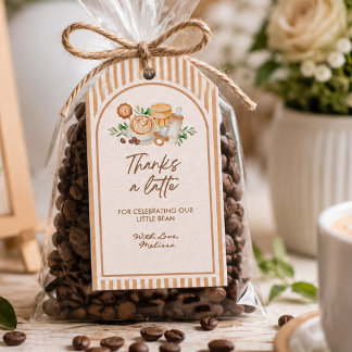 Baby is op komst Herfst Baby Shower Bedankt voor d Cadeaulabel