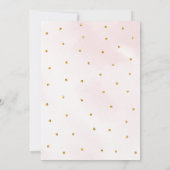 Baby is roze Baby shower Kaart (Achterkant)