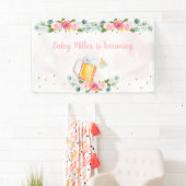 Baby is roze Baby shower Spandoek (Insitu)