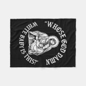 Baby Is This Christian Nativity Parody  Fleece Deken (Voorkant (Horizontaal))