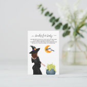 Baby is Waterverf-hekboeken voor Baby Informatiekaartje (Staand voorkant)