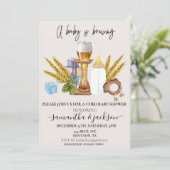 Baby is Waterverf van de  van de brouwerij Invita Kaart (Staand voorkant)