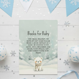 Baby It Cold Outside Polar Bear Books for Baby Informatiekaartje