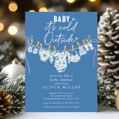 Baby It’s Cold Outside Baby Shower Invitation  Kaart