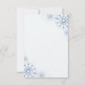 Baby It’s Cold Outside Polar Bear Thank You Card Bedankkaart (Achterkant)