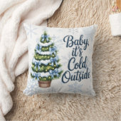 Baby, It’s Cold Outside Winter Boy Baby Shower Kussen (Deken)