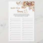 Baby Item Spel Baby in Bloom Baby shower (Voorkant)