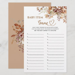 Baby Item Spel Baby in Bloom Baby shower