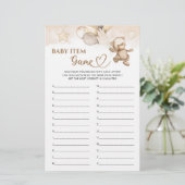 Baby Item Spel Teddy Bear Baby shower (Staand voorkant)
