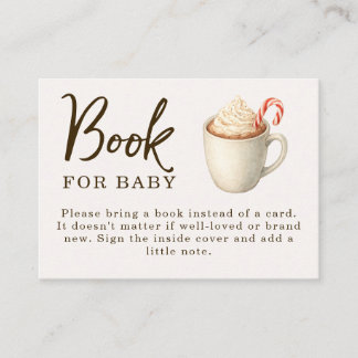 Baby, It's Cocoa Outside Baby Shower  Informatiekaartje