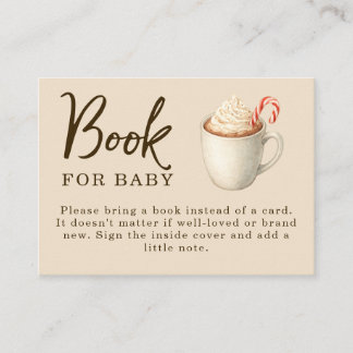 Baby, It's Cocoa Outside Baby Shower  Informatiekaartje