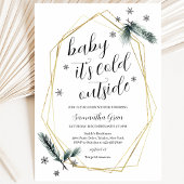 Baby It's Cold Outside Baby Borrel Kaart