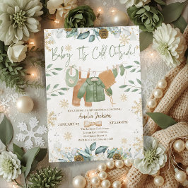 Baby It's Cold Outside Baby Borrel Kaart