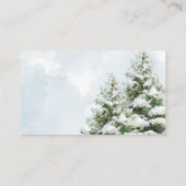 Baby It's Cold Outside Baby Shower Diaper Raffle  Informatiekaartje (Achterkant)