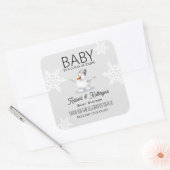 "Baby It's Cold Outside" Baby Shower Favor Label (Envelop)