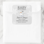 "Baby It's Cold Outside" Baby Shower Favor Label (Tas)