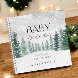 Baby It's Cold Outside Baby Shower Gastenboek Notitieboek