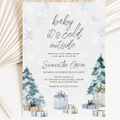 Baby It's Cold Outside Baby Shower Kaart