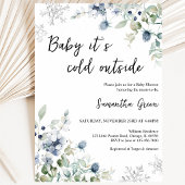 Baby It's Cold Outside Baby Shower Kaart