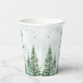 Baby it's Cold Outside Baby Shower Papieren Bekers (Rechts)