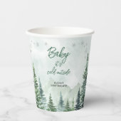 Baby it's Cold Outside Baby Shower Papieren Bekers (Voorkant)