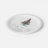 Baby It's Cold Outside Baby Shower Papieren Bordje (Gekanteld)