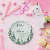 Baby it's Cold Outside Baby Shower Papieren Bordje (Feest)