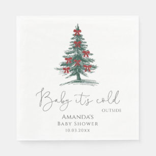 Baby It's Cold Outside Baby Shower Servet