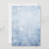 Baby It's Cold Outside Baby Shower Uitnodiging (Achterkant)