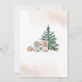 Baby It's Cold Outside Baby Shower Uitnodiging (Achterkant)