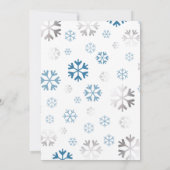 Baby It's Cold Outside Baby Shower Uitnodiging (Achterkant)