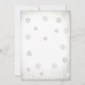 Baby It's Cold Outside Baby Shower Uitnodiging (Achterkant)