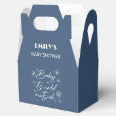 Baby It's Cold Outside Blauw Bedankdoosjes (Geopend)