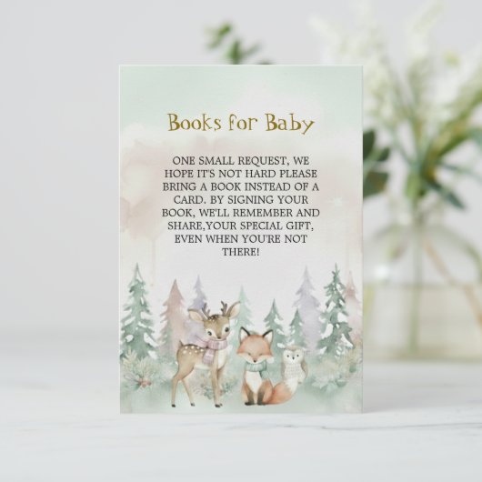 Baby It's Cold Outside Books for Baby  Informatiekaartje (Staand voorkant)