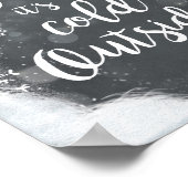 Baby It's Cold Outside Bord Winter Decoratie Rusti (Hoek)