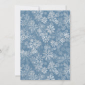 Baby it's Cold Outside Boy Baby Shower Kaart (Achterkant)