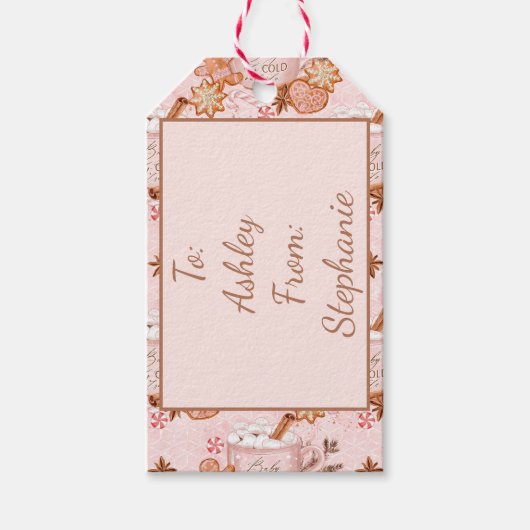 Baby It's Cold Outside Cadeaulabel (Voorkant)