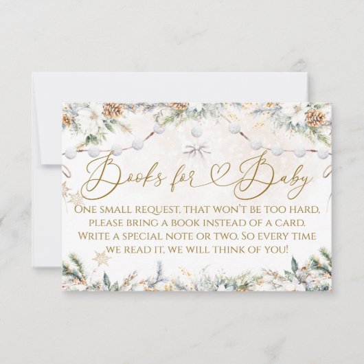 Baby Its Cold Outside Clothest Line Baby Shower Kaart (Voorkant)