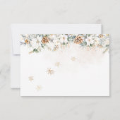 Baby Its Cold Outside Clothest Line Baby Shower Kaart (Achterkant)