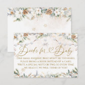 Baby Its Cold Outside Clothest Line Baby Shower Kaart (Voorkant / Achterkant)