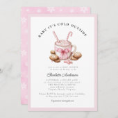 Baby It's Cold Outside Coquette Baby Shower  Kaart (Voorkant / Achterkant)