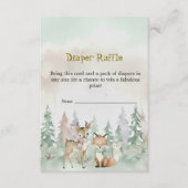 Baby It's Cold Outside Diaper Raffle Baby Shower Informatiekaartje (Voorkant)