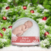 Baby it's Cold Outside Double Photo Sneeuwbol (Kerstmis)